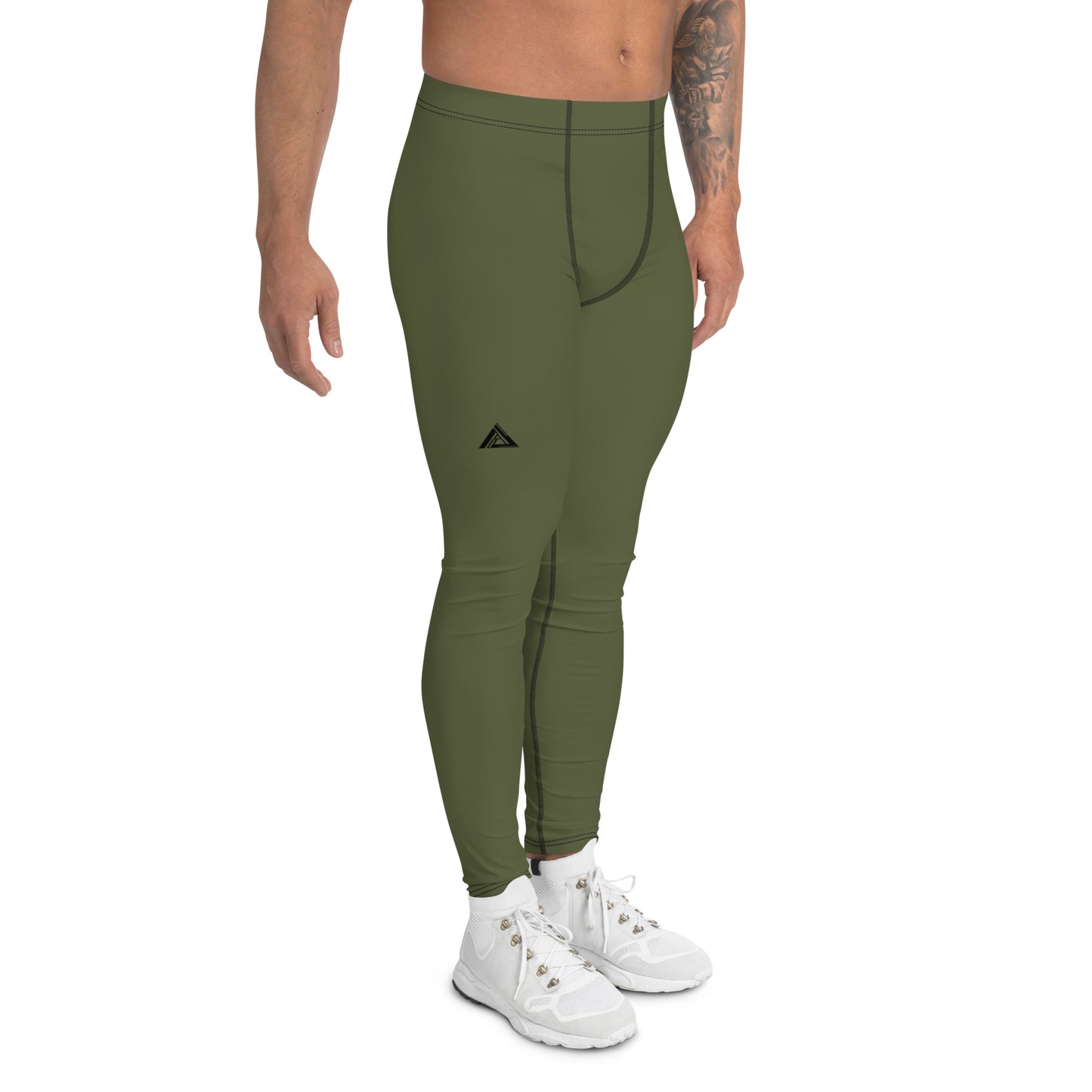 Athelon Men's Leggings - Military Green
