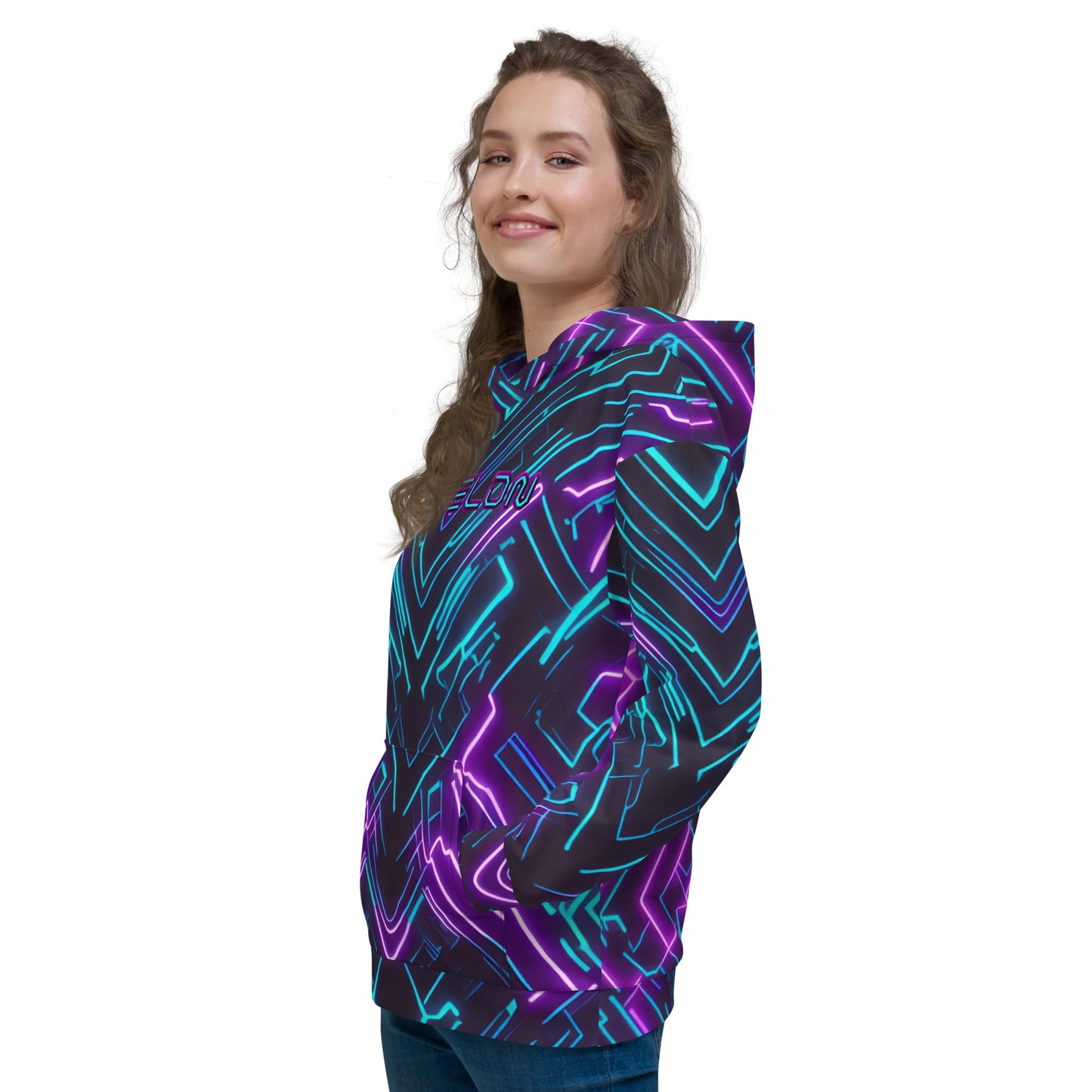 Athelon Unisex Performance Hoodie - Cyber Attack