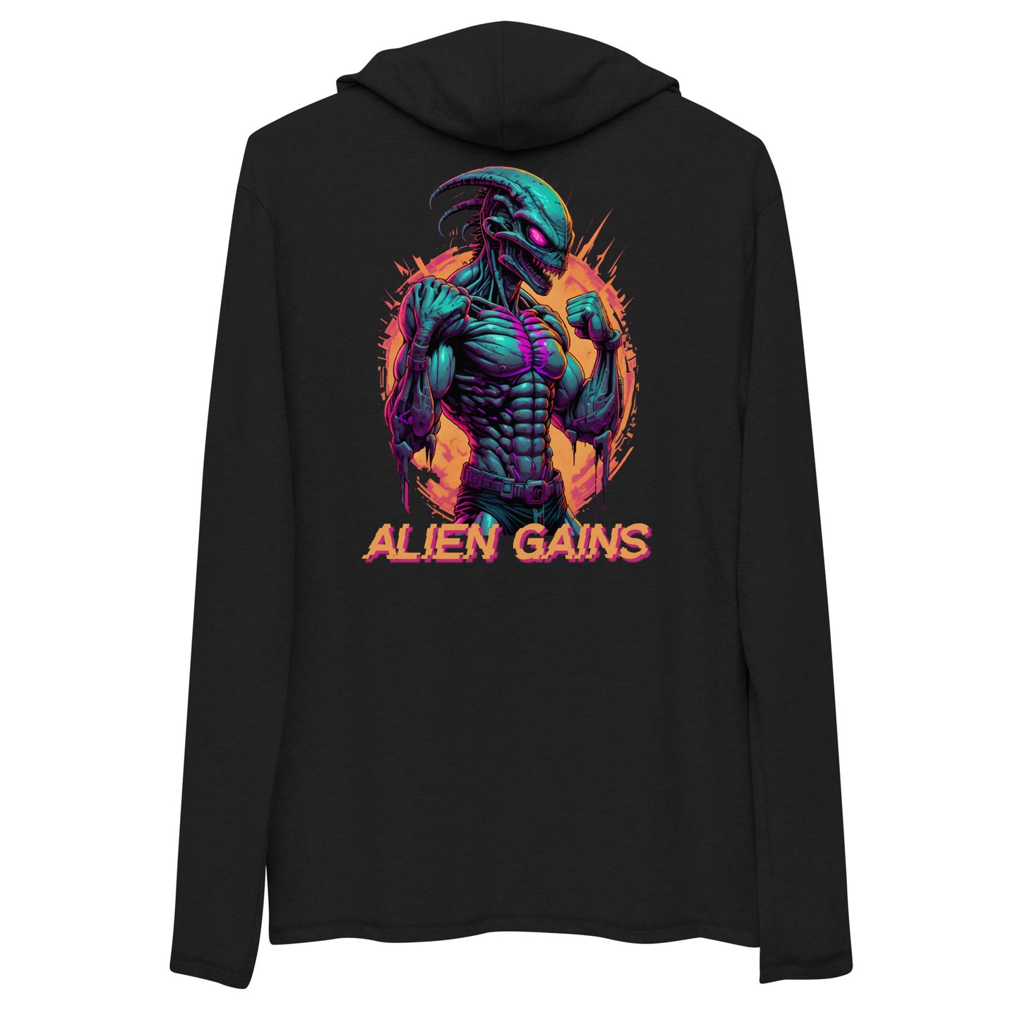 "Alien Gains" - Men's Lightweight Hoodie
