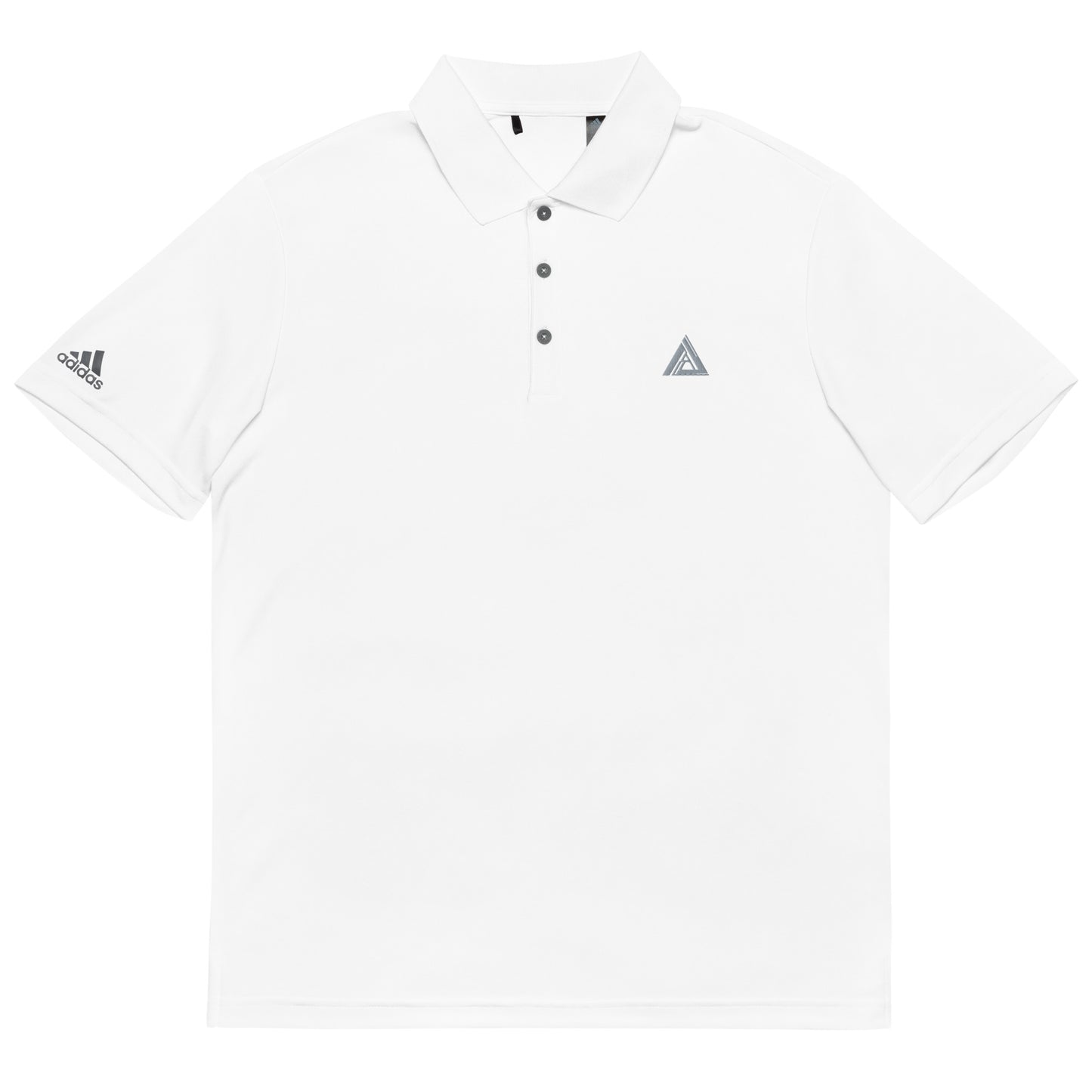 Athelon Men's adidas Polo Shirt - Gray Logo