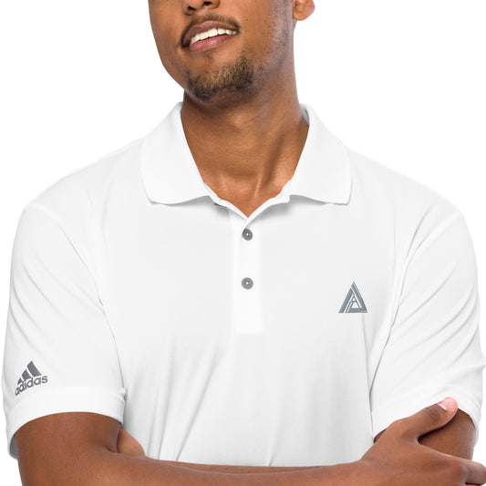 Athelon Men's adidas Polo Shirt - Gray Logo