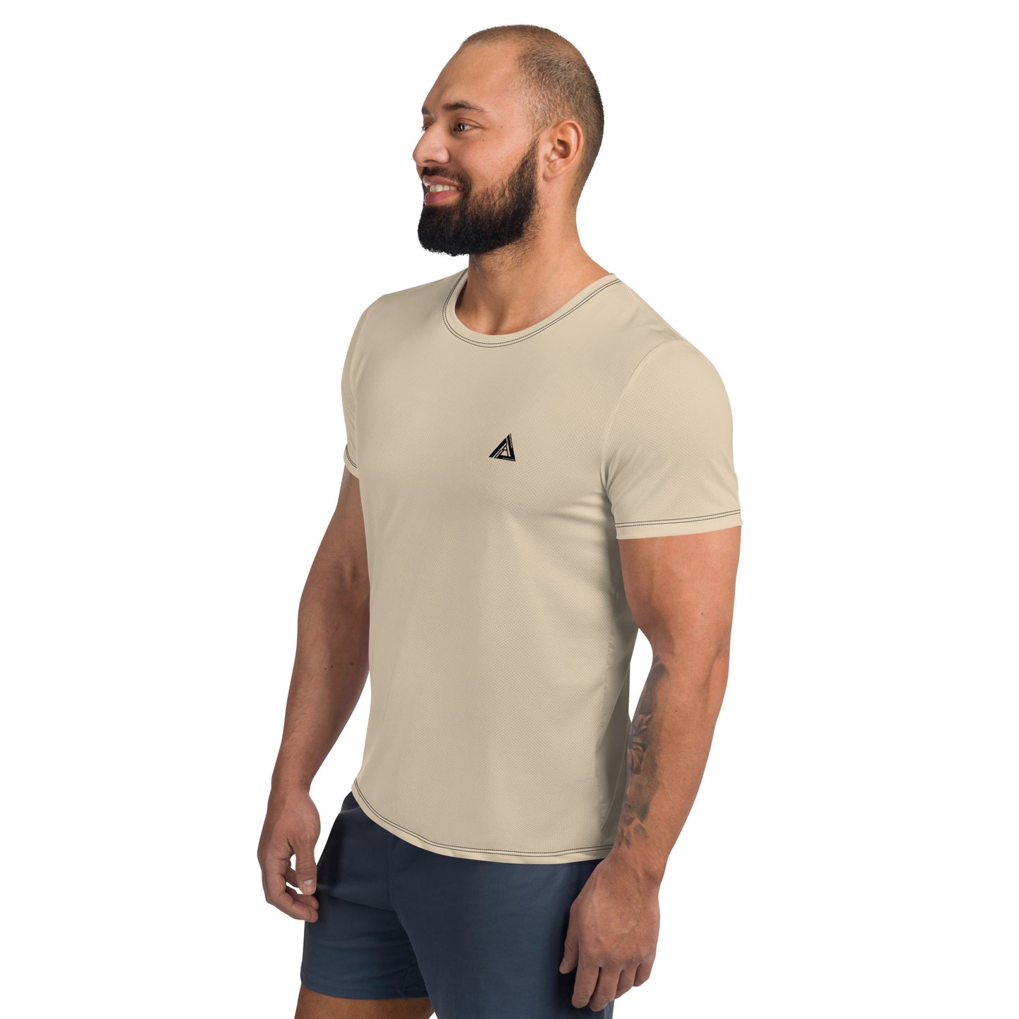 Athelon Men's Athletic T-Shirt - Beige