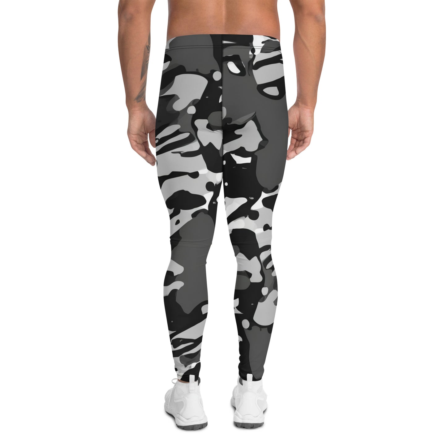 Athelon Men's Leggings - Gray Camo