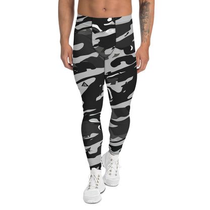 Athelon Men's Leggings - Gray Camo