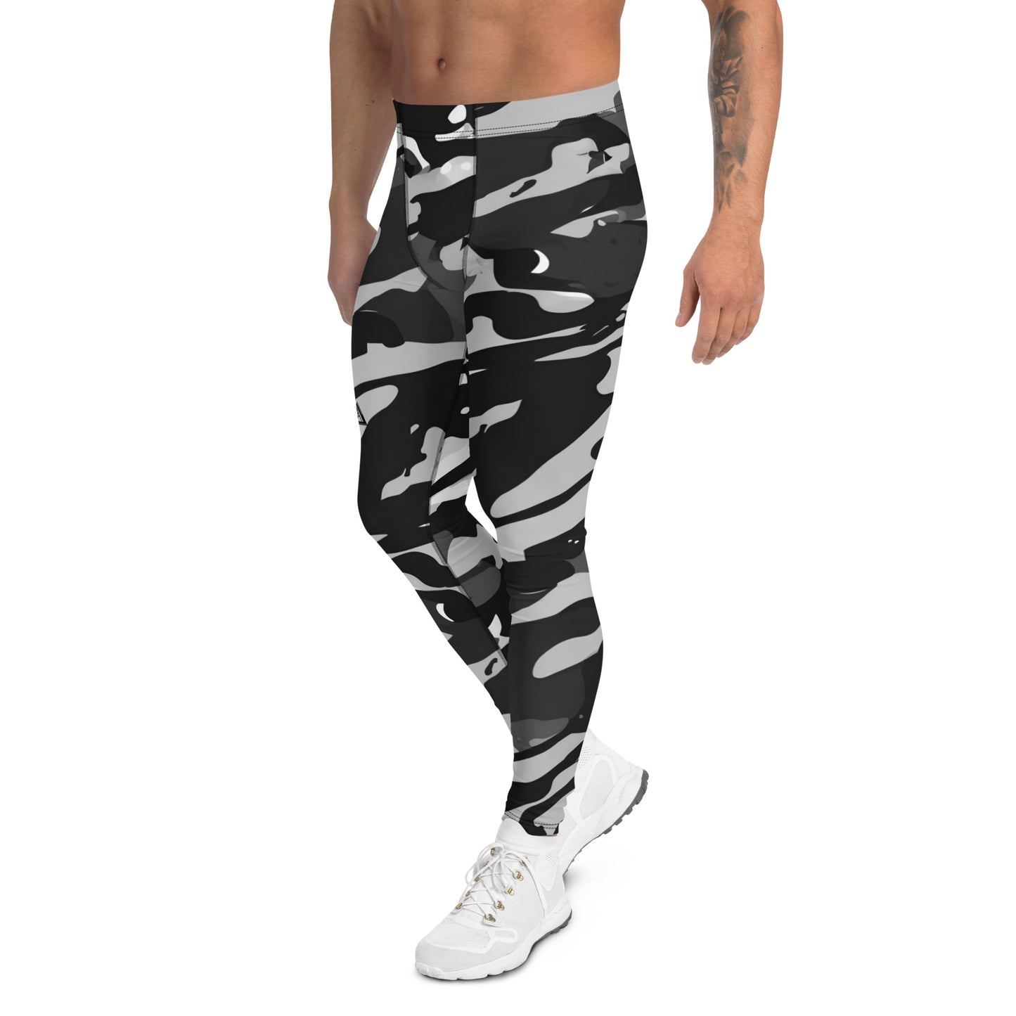 Athelon Men's Leggings - Gray Camo