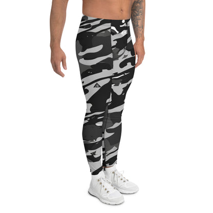 Athelon Men's Leggings - Gray Camo