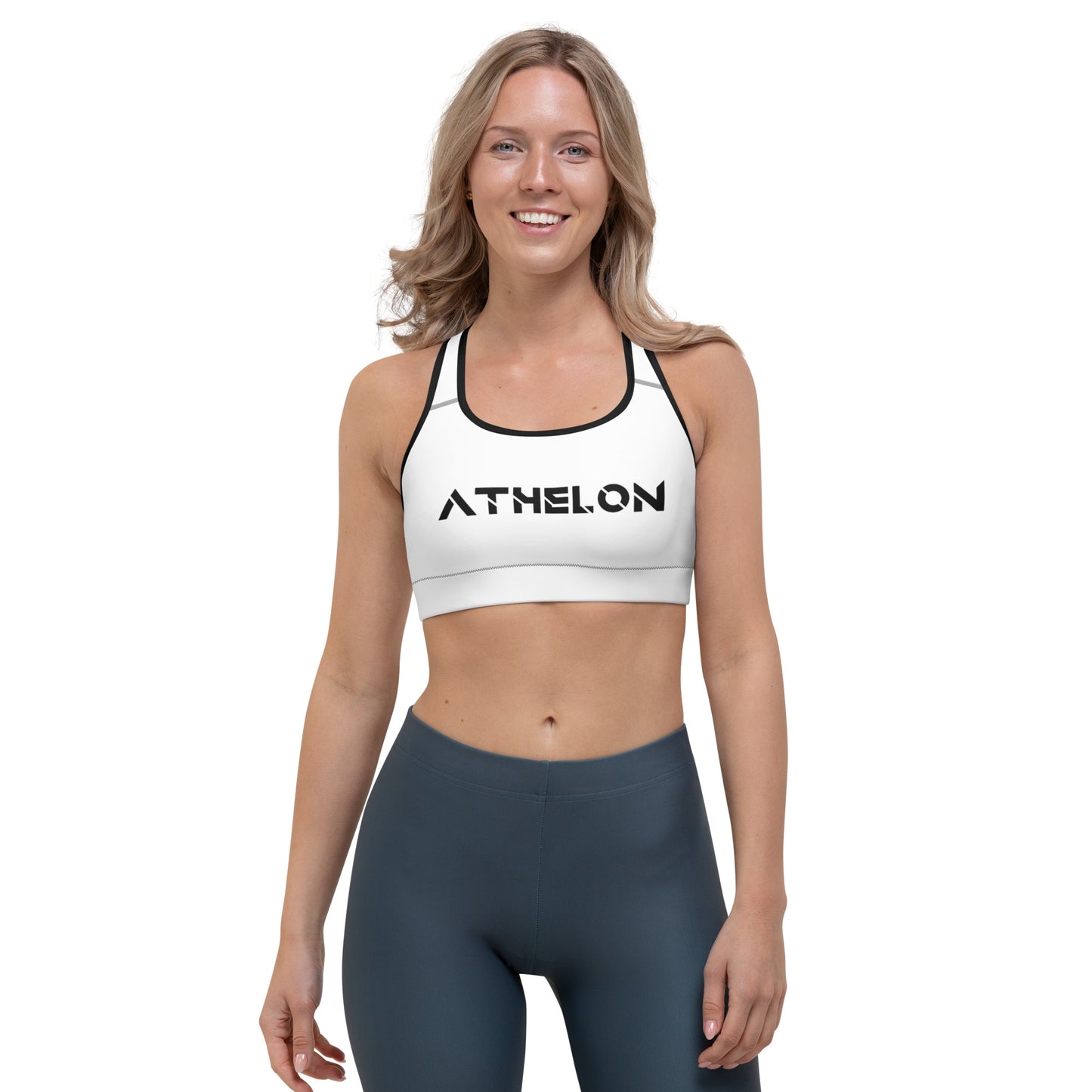 Athelon Performance Women's Sports Bra - White