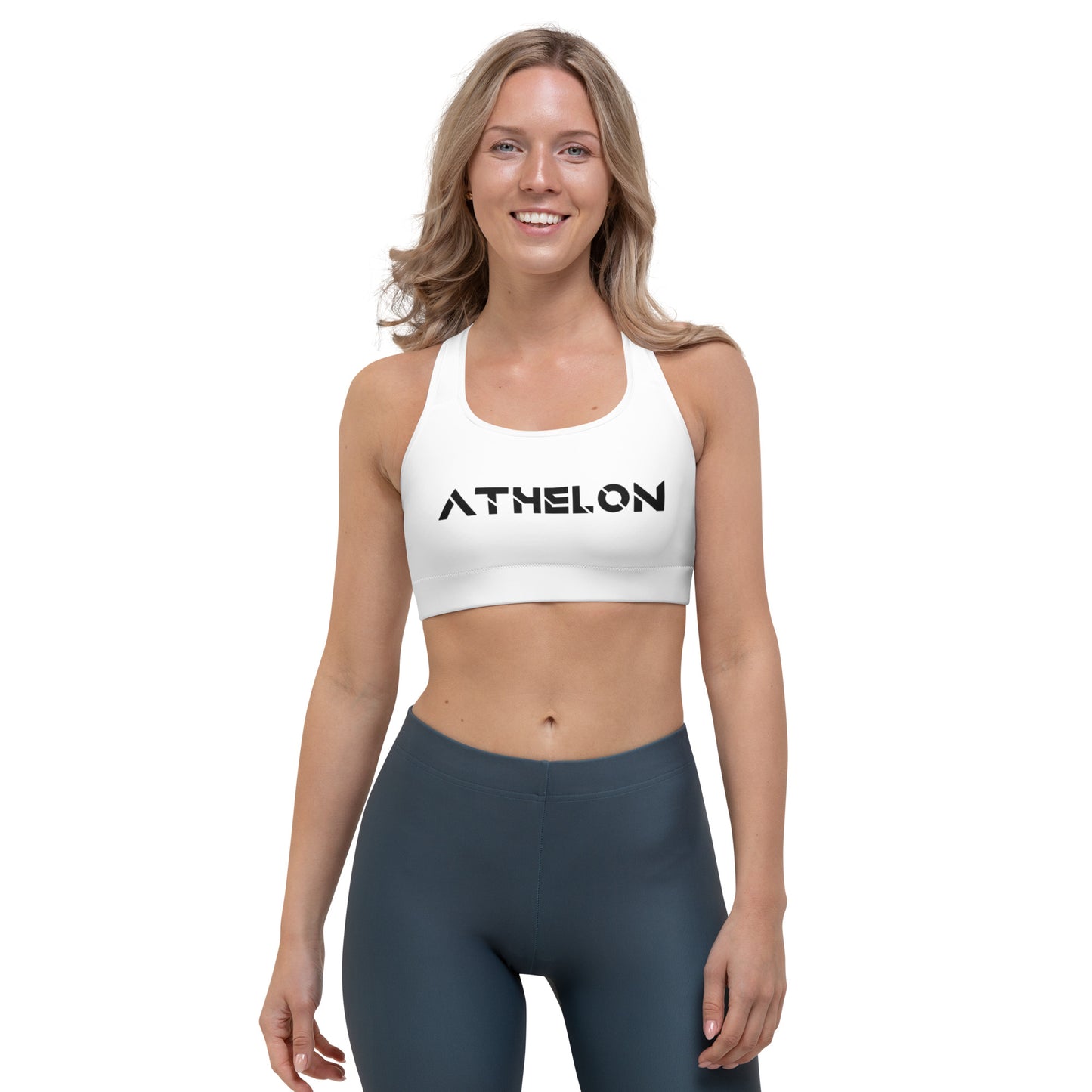 Athelon Performance Women's Sports Bra - White