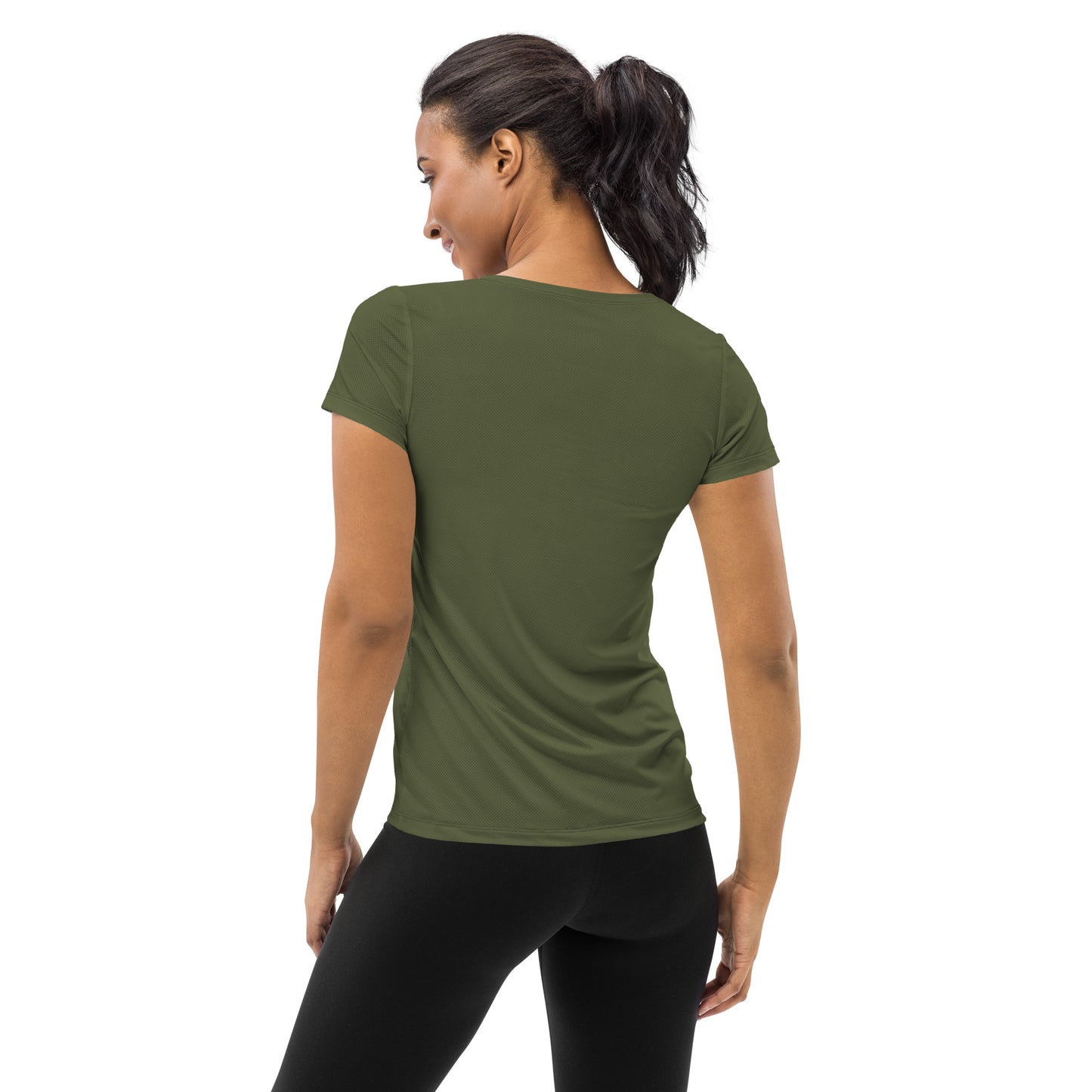 Athelon Women's Athletic T-Shirt - Military Green