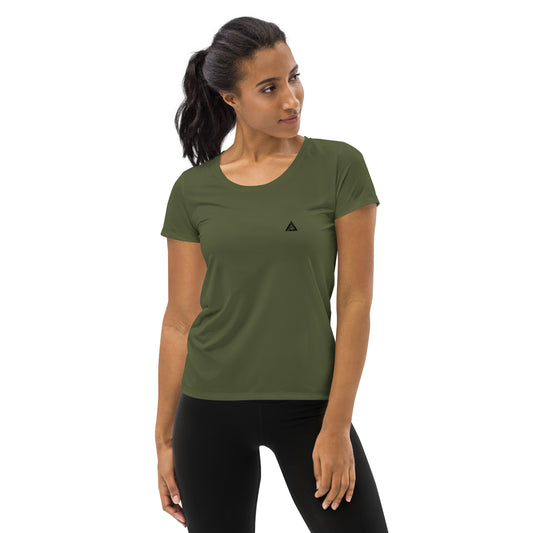 Athelon Women's Athletic T-Shirt - Military Green