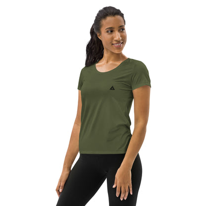 Athelon Women's Athletic T-Shirt - Military Green