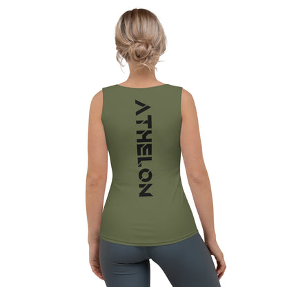 Athelon Performance Women's Tank Top - Military Green