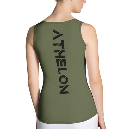 Athelon Performance Women's Tank Top - Military Green