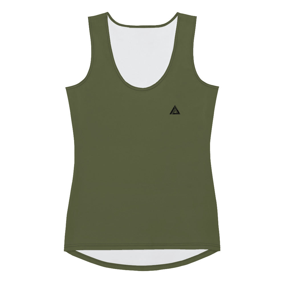 Athelon Performance Women's Tank Top - Military Green