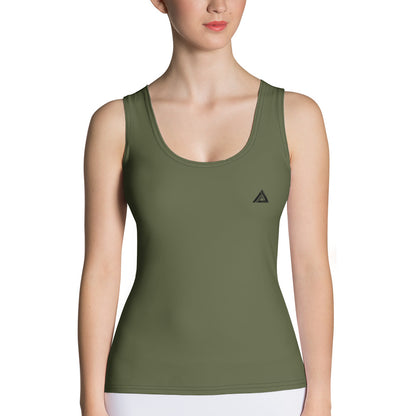 Athelon Performance Women's Tank Top - Military Green