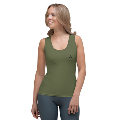 Athelon Performance Women's Tank Top - Military Green