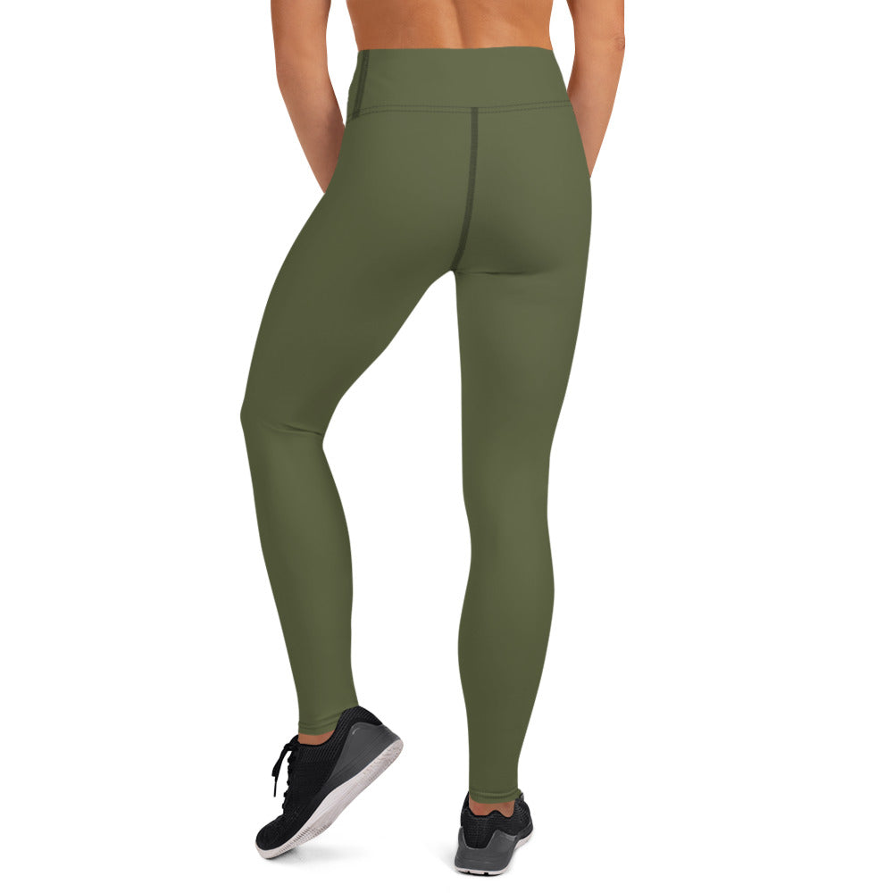 Athelon Women's Yoga Leggings - Military Green