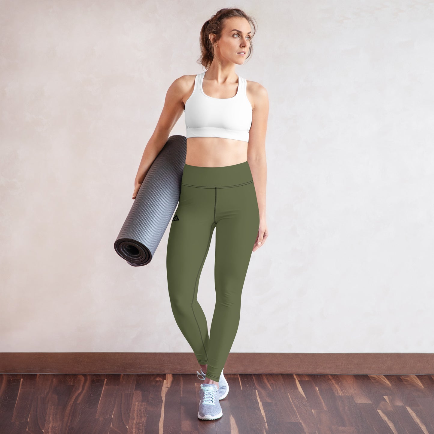 Athelon Women's Yoga Leggings - Military Green