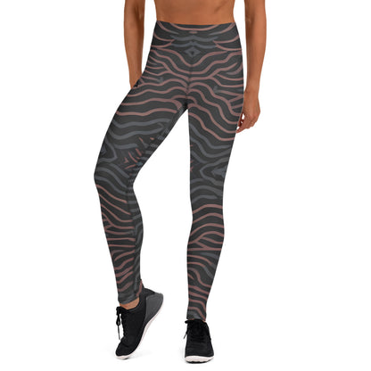 Athelon Women's Yoga Leggings - Wave Runner