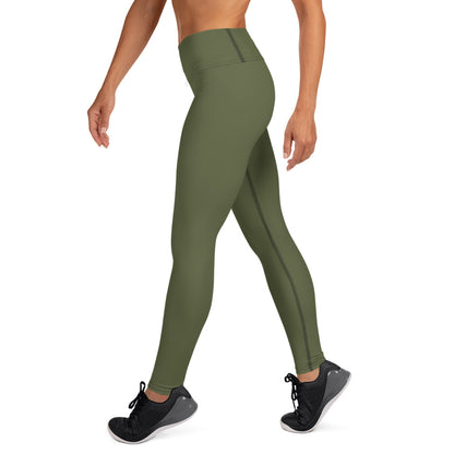 Athelon Women's Yoga Leggings - Military Green