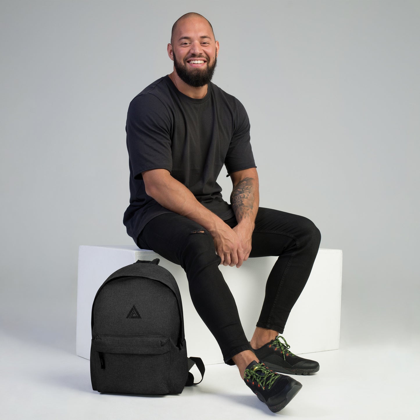 Athelon Logo Embroidered Backpack