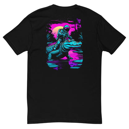 "Space Wrangler" - Endless Frontier Collection - Men's Fitted T-Shirt