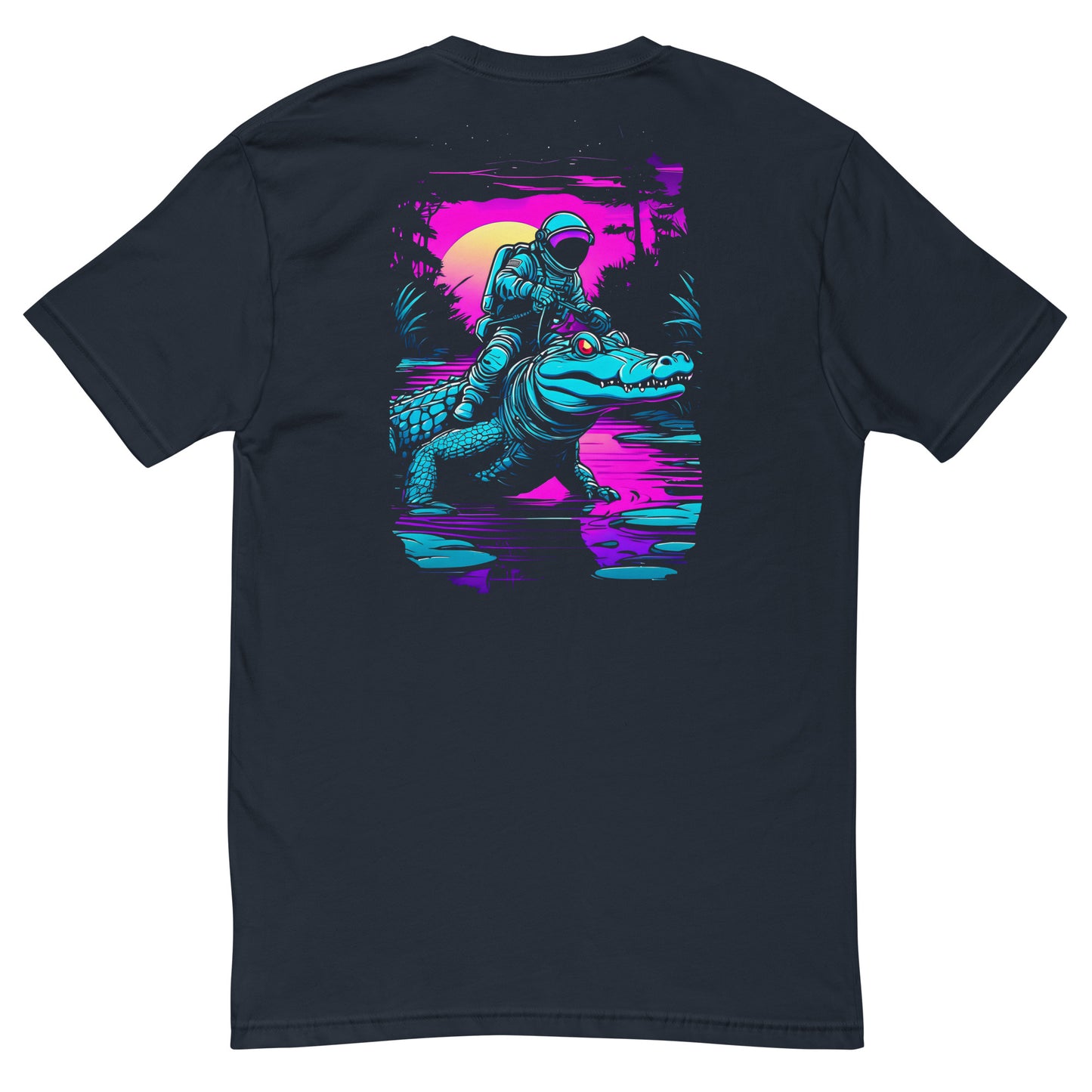 "Space Wrangler" - Endless Frontier Collection - Men's Fitted T-Shirt