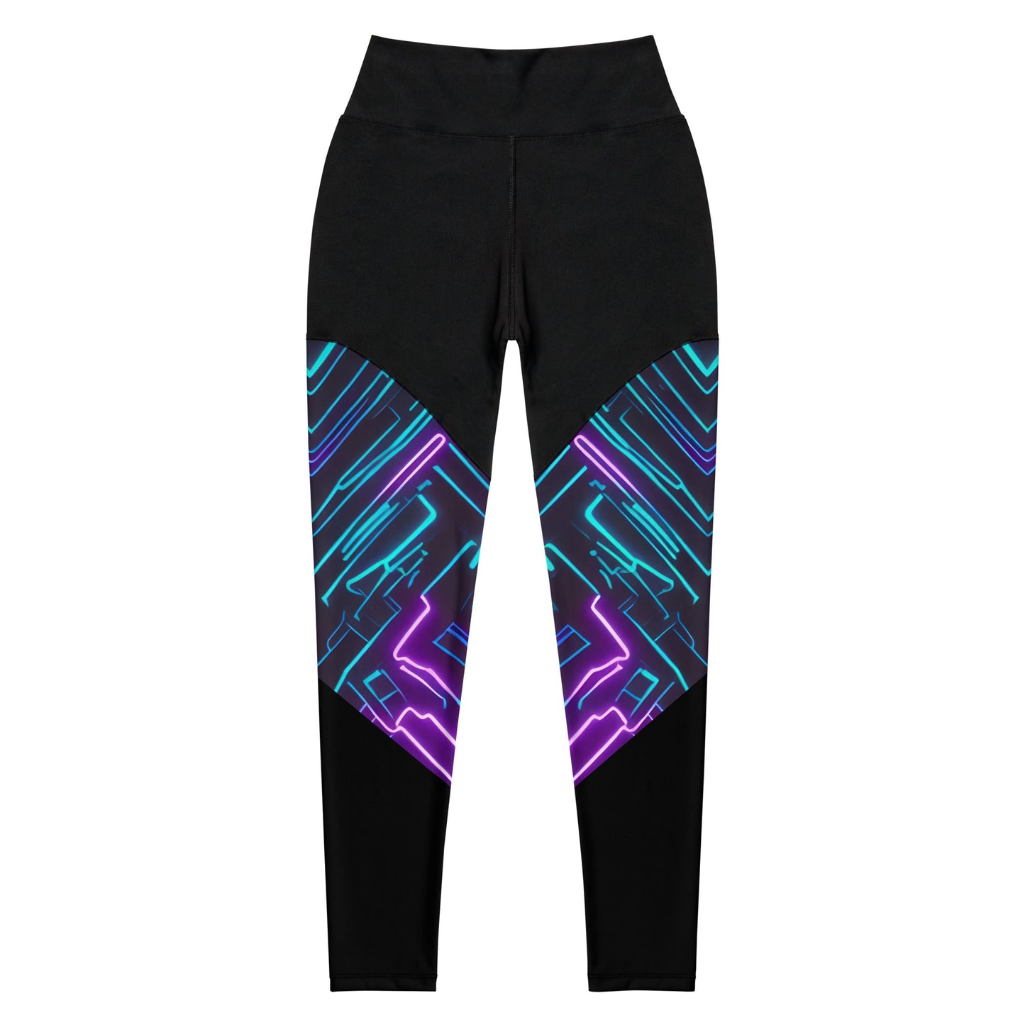 Athelon Women's Sports Leggings - Cyber Attack