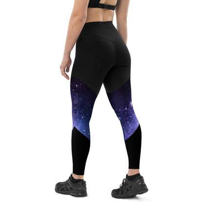 Athelon Women's Sports Leggings - Galaxy's Edge