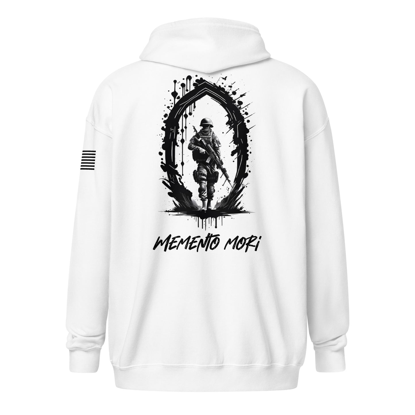 "Memento Mori" - Military Collection - Unisex Heavy Blend Zip Hoodie