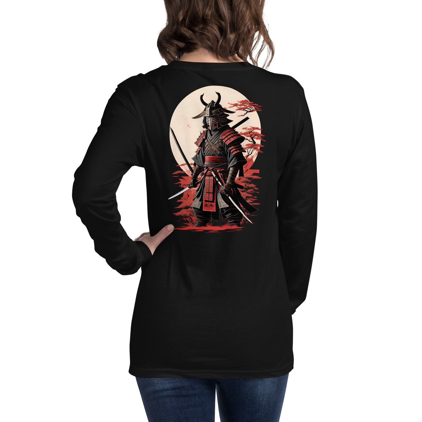 "Moonlight Warrior" - Ancient Warrior Collection - Unisex Long Sleeve Tee