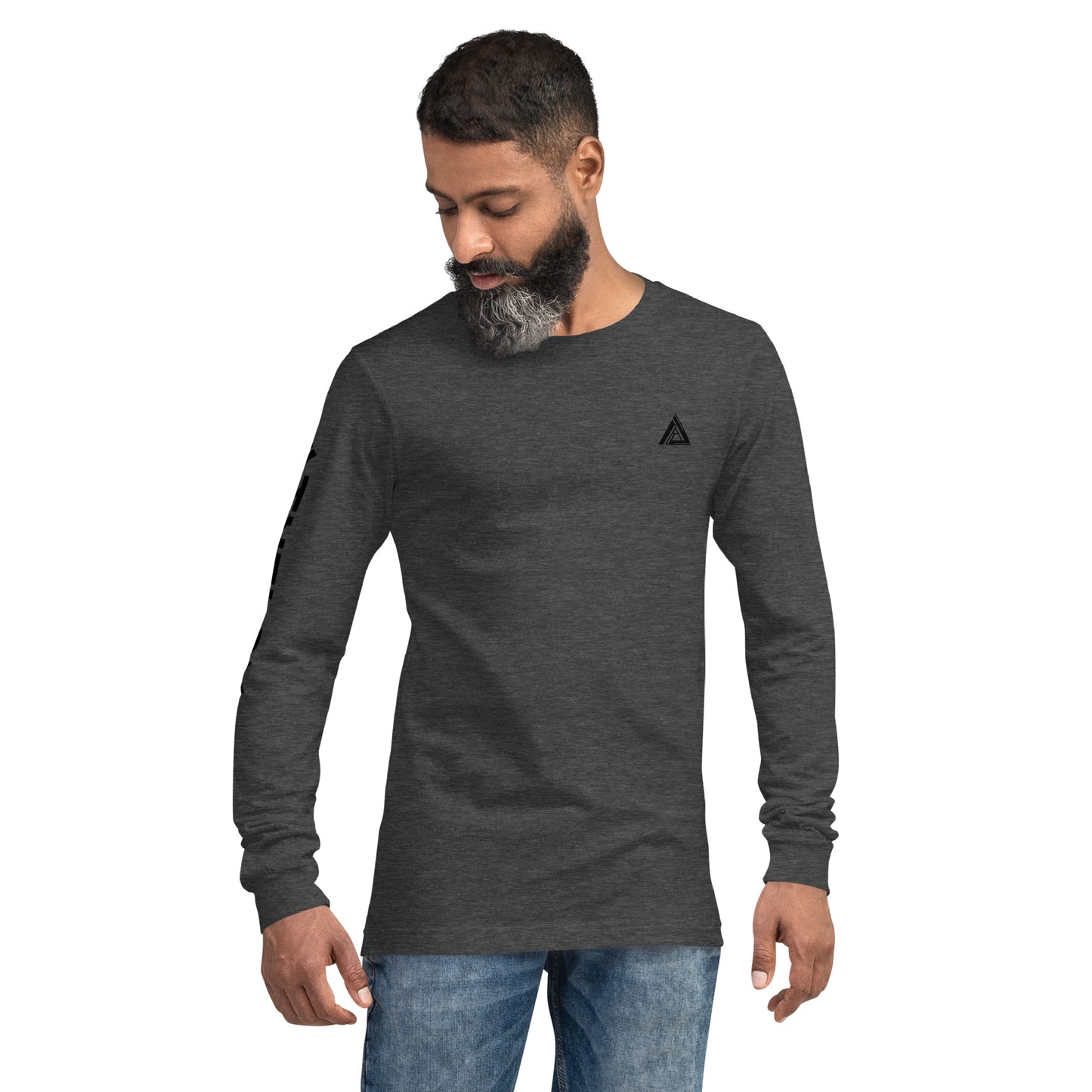 Athelon Vertical Logo Unisex Long Sleeve Tee