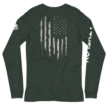 Athelon American Flag Long Sleeve Tee