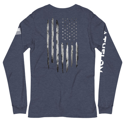 Athelon American Flag Long Sleeve Tee