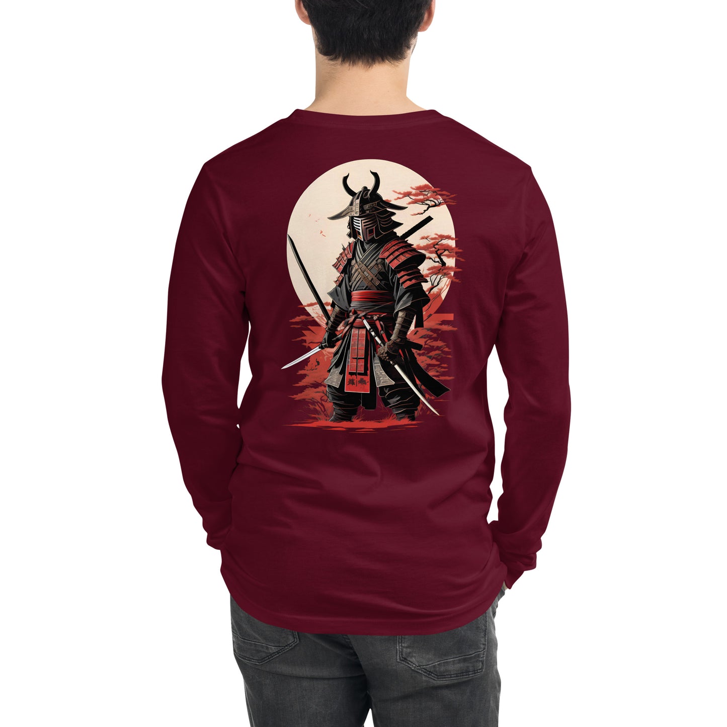 "Moonlight Warrior" - Ancient Warrior Collection - Unisex Long Sleeve Tee