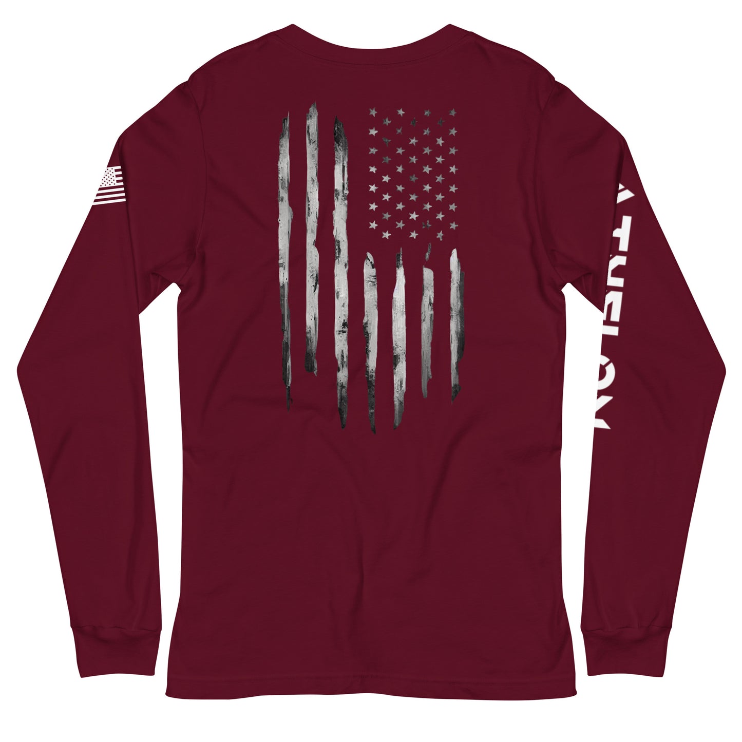 Athelon American Flag Long Sleeve Tee