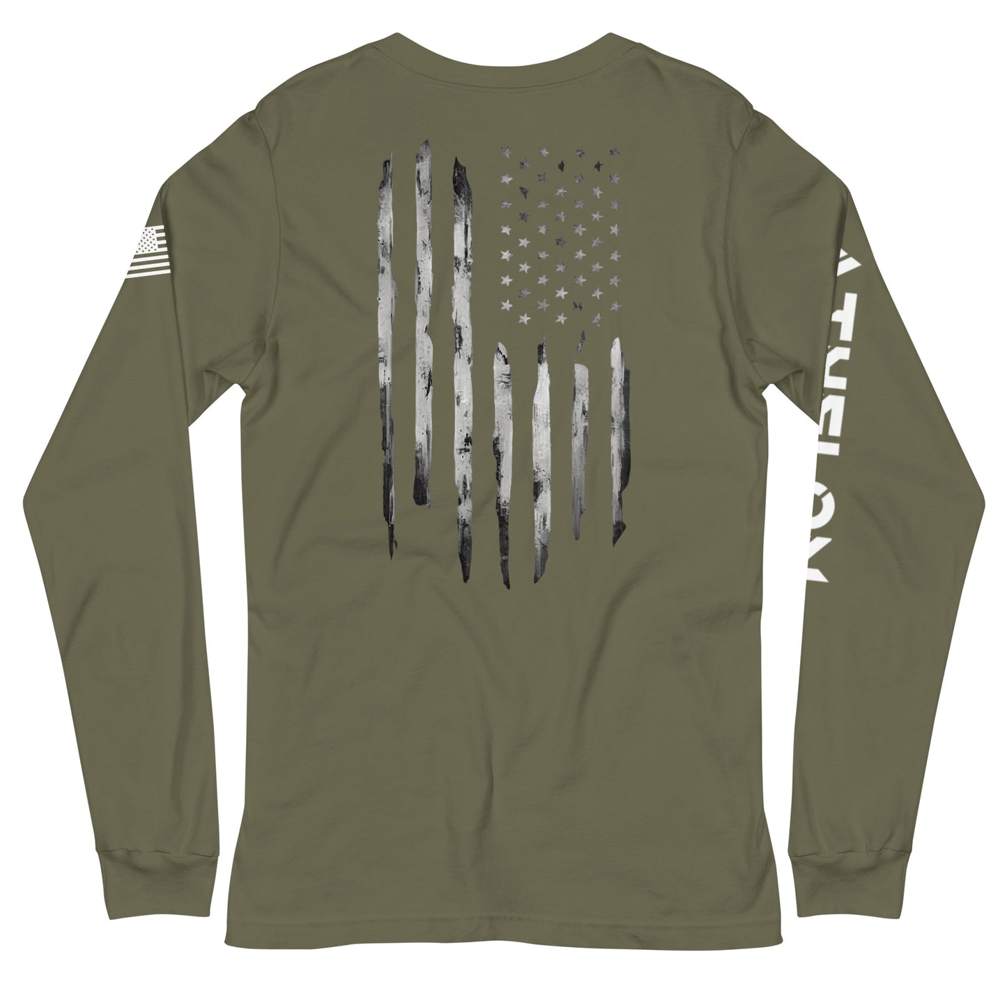 Athelon American Flag Long Sleeve Tee