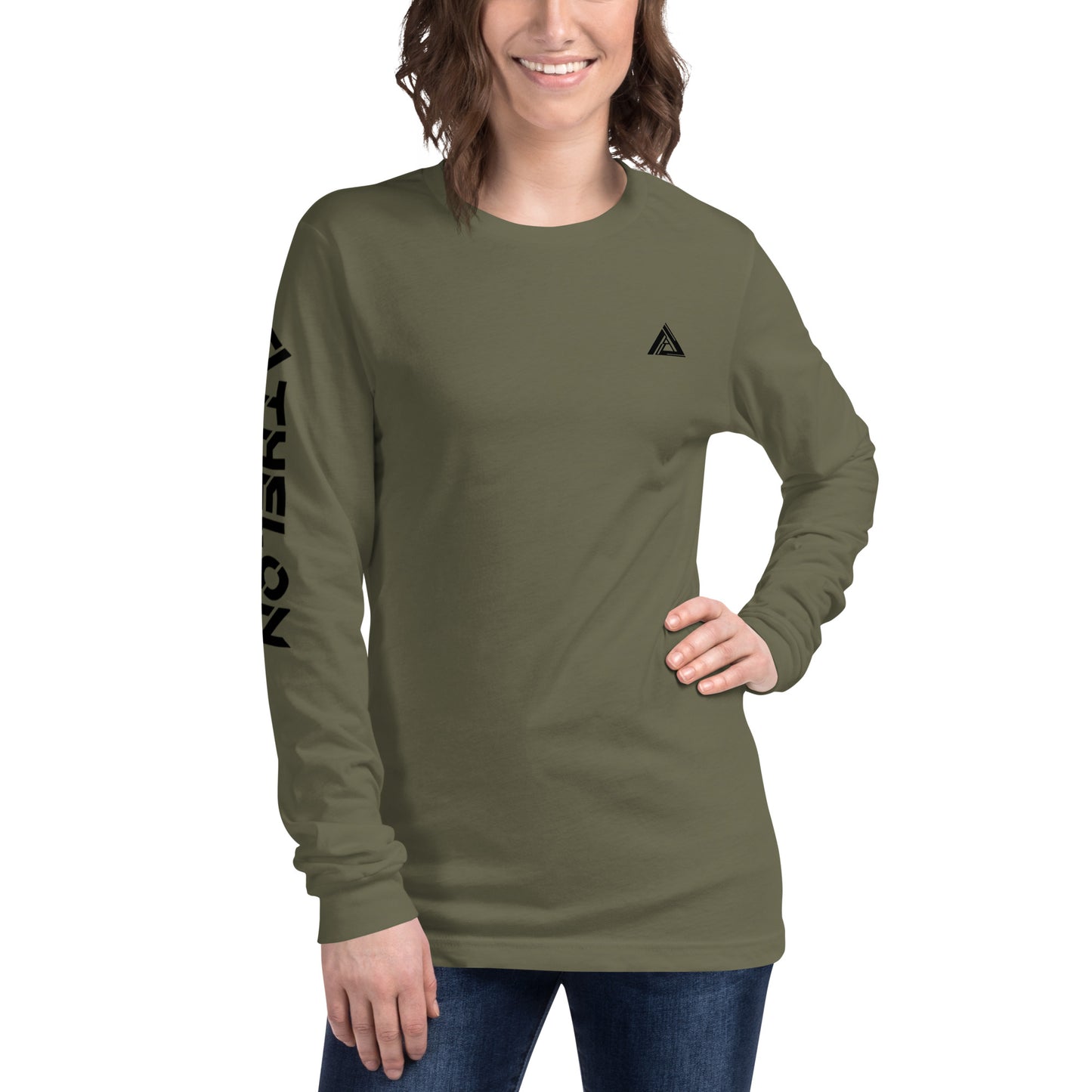 Athelon Vertical Logo Unisex Long Sleeve Tee