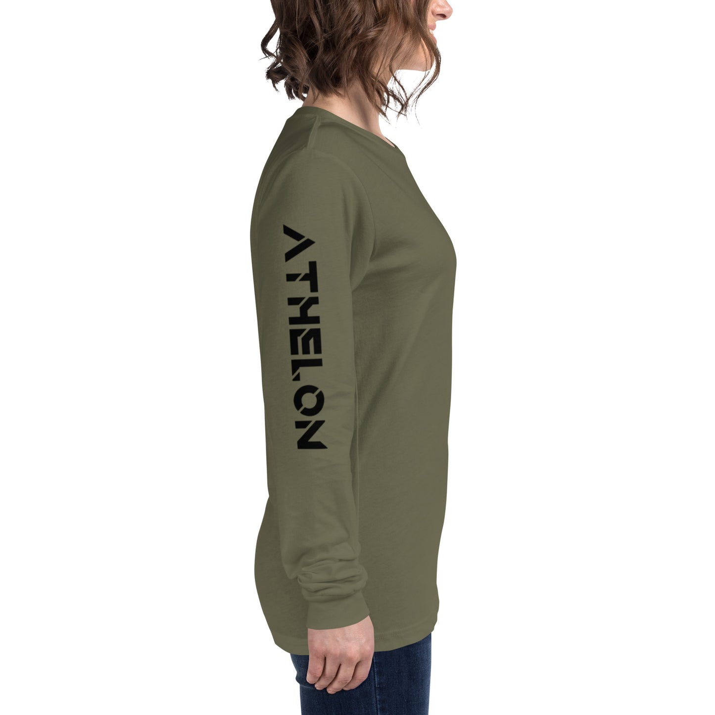 Athelon Vertical Logo Unisex Long Sleeve Tee