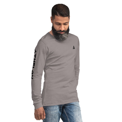 Athelon Vertical Logo Unisex Long Sleeve Tee