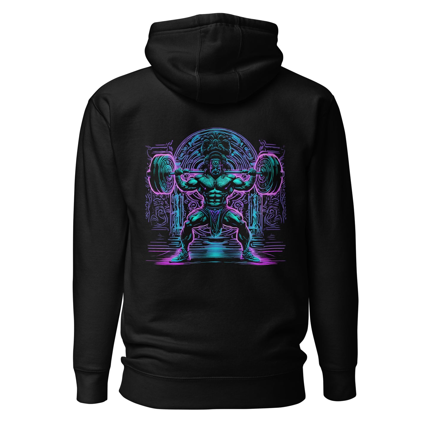 "Neon Cuāuhocēlōtl" - Ancient Warrior Collection - Men's Hoodie