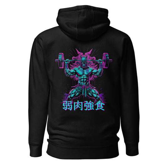 "Neon Samurai" - Ancient Warrior Collection - Men's Hoodie