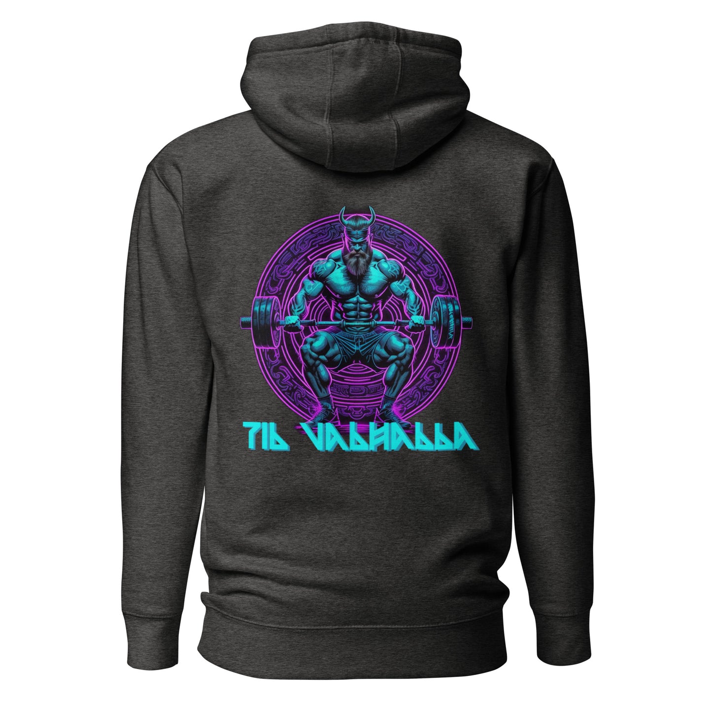 "Neon Til Valhalla" - Ancient Warrior Collection - Men's Hoodie