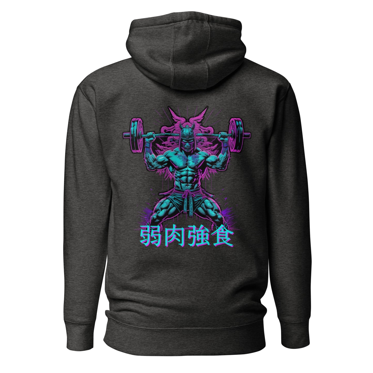 "Neon Samurai" - Ancient Warrior Collection - Men's Hoodie