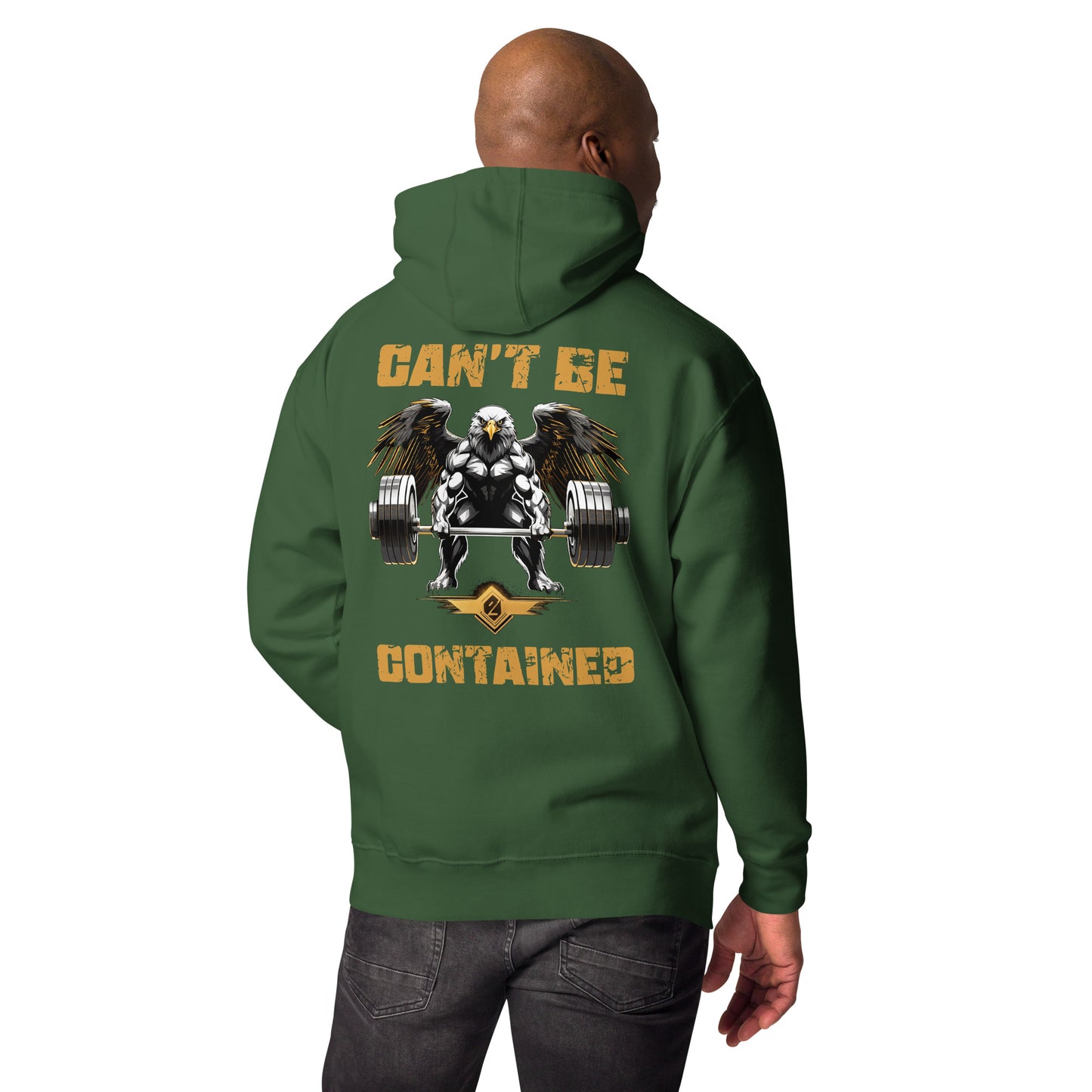 "Can't be Contained" - Untamed Strength Collection - Men's Hoodie