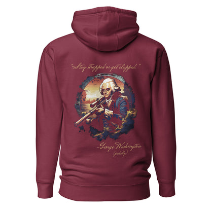 "Stay strapped or get clapped" - American Patriot Collection - Unisex Hoodie