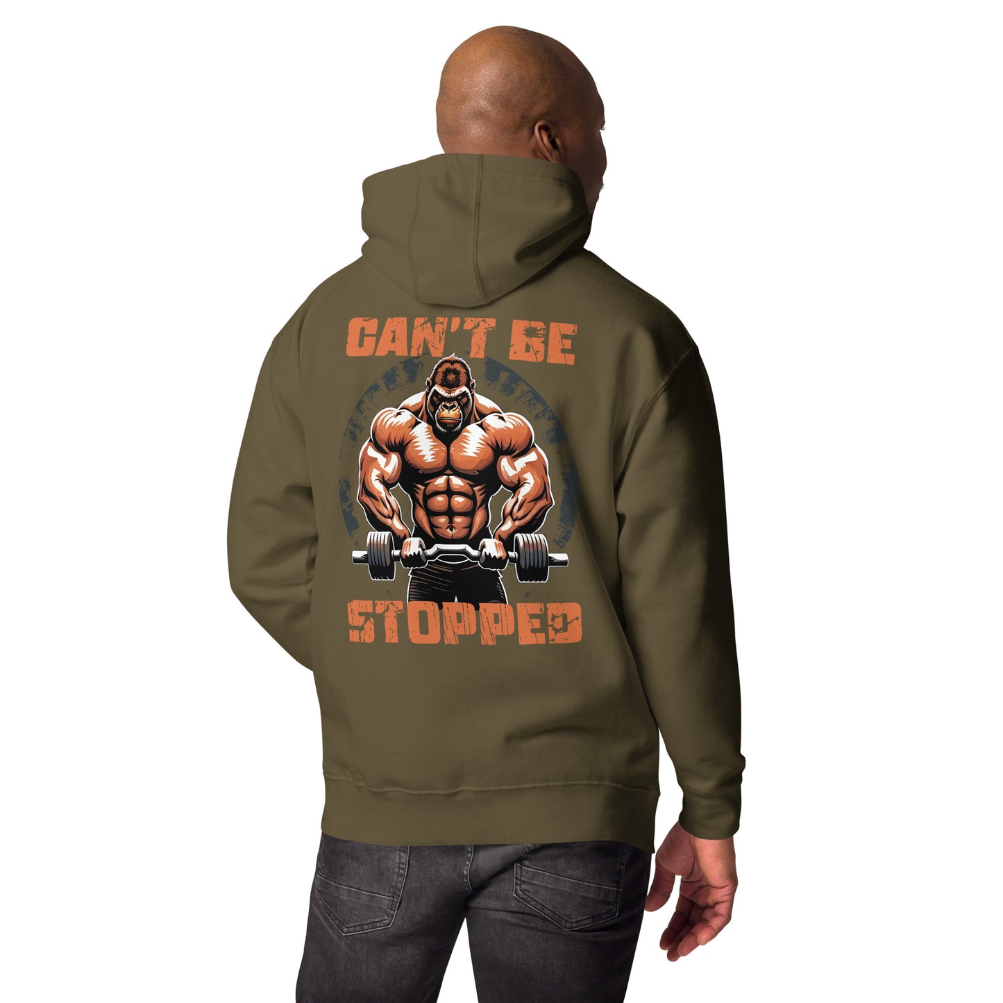 "Can't be Stopped" - Untamed Strength Collection - Men's Hoodie