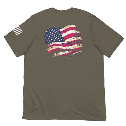 "Battered" - American Patriot Collection - Unisex T-Shirt