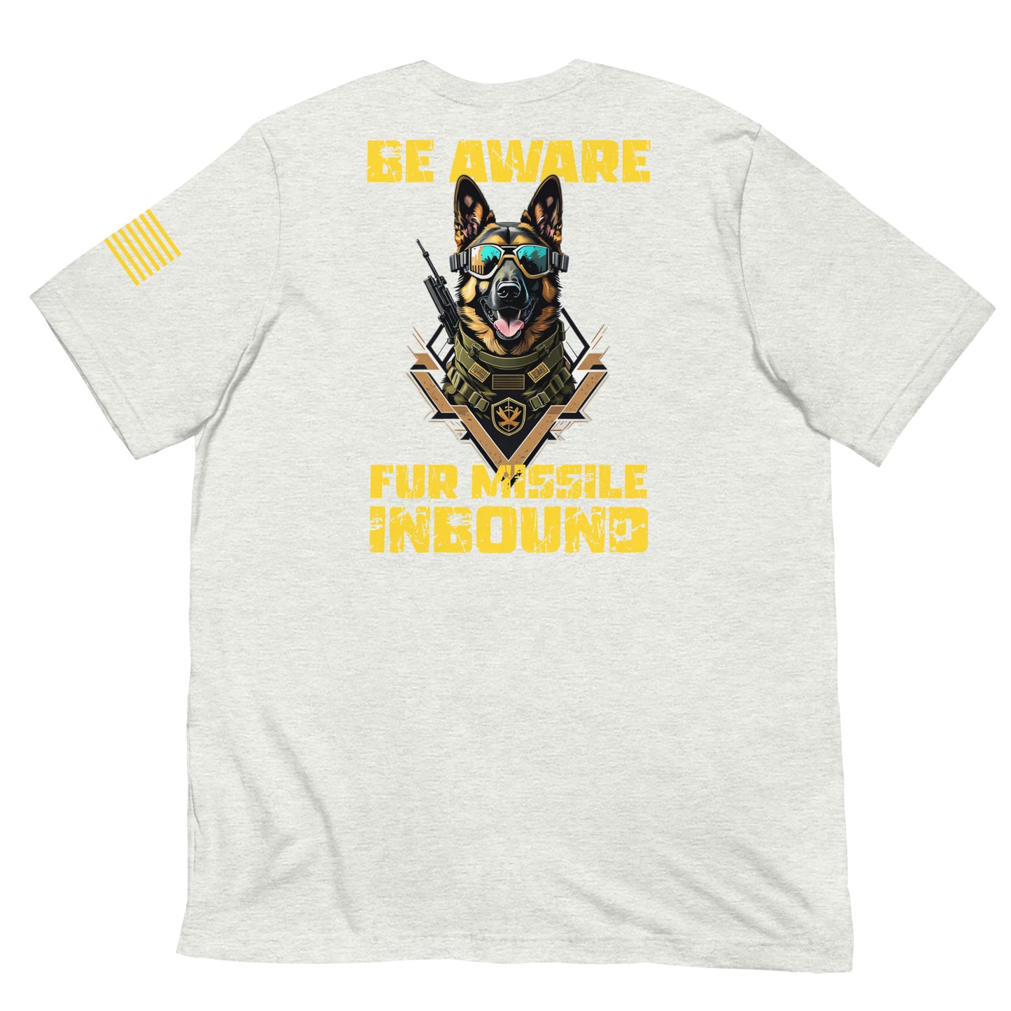 "Fur Missile Inbound" - Military Collection - Unisex T-Shirt