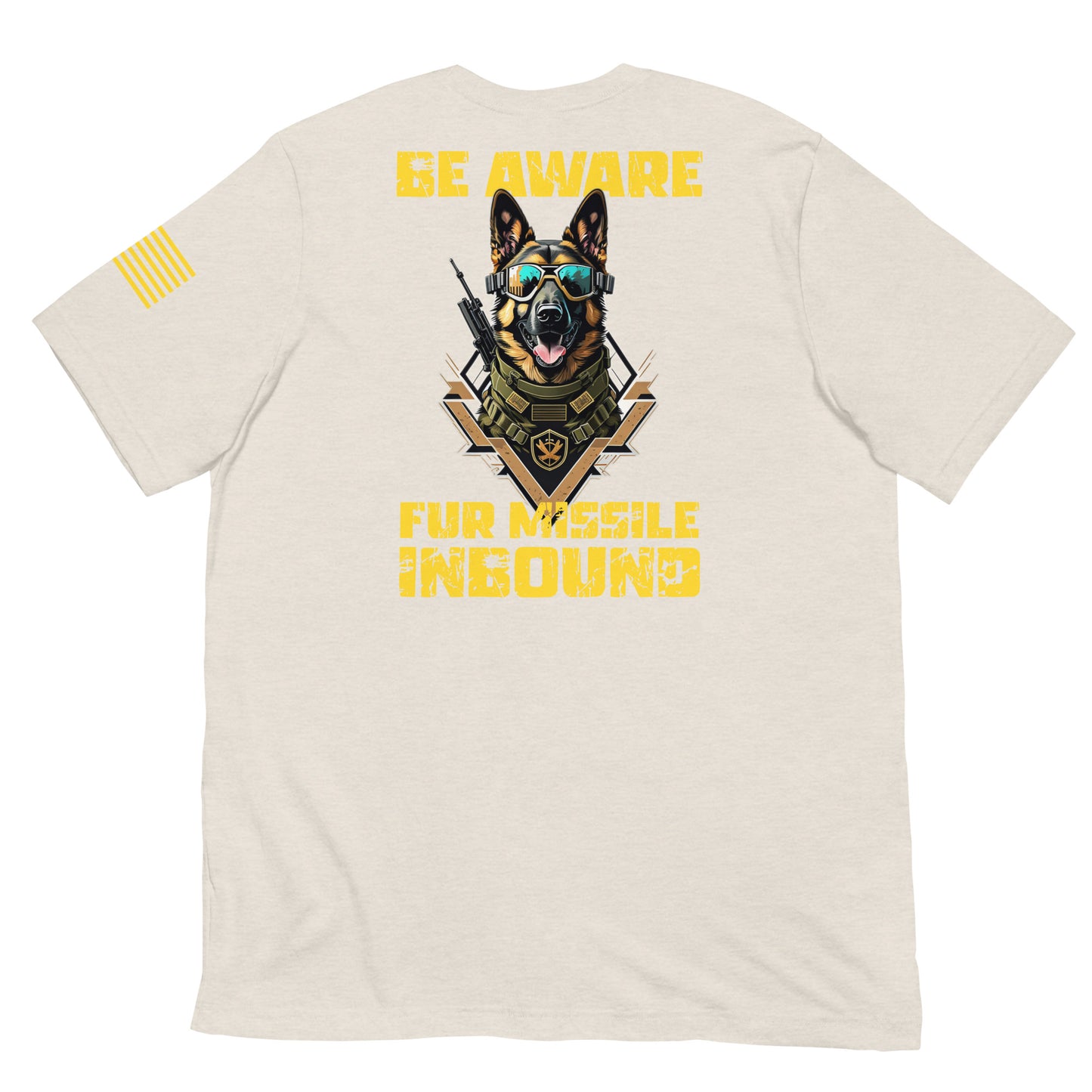 "Fur Missile Inbound" - Military Collection - Unisex T-Shirt